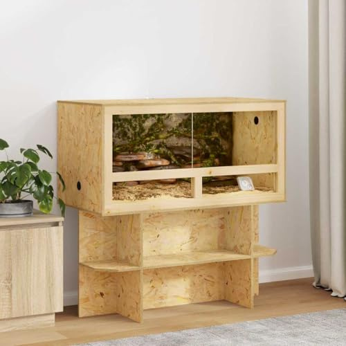 Générique Base de Terrarium Marron 100 x 50 x 50 cm OSB,Articles pour Animaux de Compagnie,Accessoires pour Reptiles & Amphibiens,Terrariums pour Reptiles et Amphibiens,Marron,9.5 KG,876735