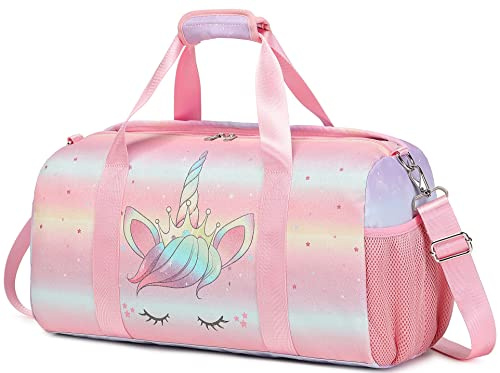 Borsone Palestra Borsa Sportiva per Bambini Borsone Piscina Bimbo Borsa Ginnastica Borsoni Palestra Borse Danza Unicorni