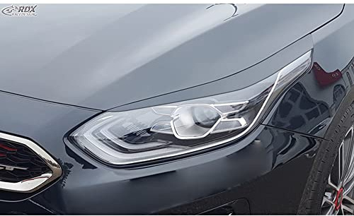 RDX Racedesign Scheinwerferblenden kompatibel mit Kia Ceed (CD) & ProCeed (CD) 2018- (ABS), Unlackiert