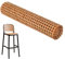 OUGPIU Rattan Geflecht Rattan Gurtband 1.5/2 Meterware, Breites Rattan Geweberolle, Rattan Streifen für Rattan Möbel DIY Reparatur, Kunststoffgeflecht,Rattan Webbing Roll für Schränke Schrank Stuhl