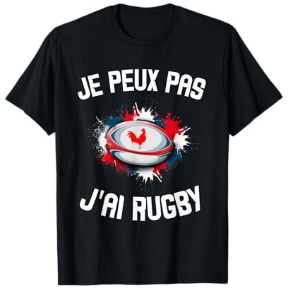Maillot de Rugby Enfant Je Peux Pas J'Ai Rugby Homme Femme T-Shirt