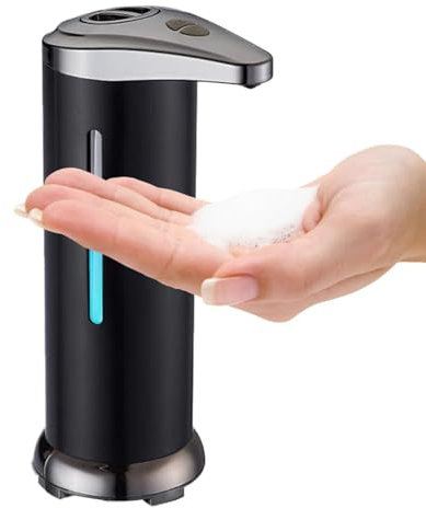 Dispenser di sapone per le mani, dispenser automatico di sapone liquido, disinfettanti per le mani a batteria, dispenser intelligente senza contatto, dispenser di sapone per piatti in acciaio inox con