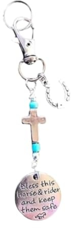 Sadel och träns Berlock Clip, Sadel Berlock Alloy Western Nyckelring