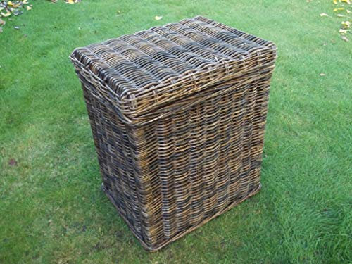 Korbhaus Gesthüsen Baule con cestini, cassapanca per la Biancheria, cassapanca Estraibile, Multiuso, in Rattan