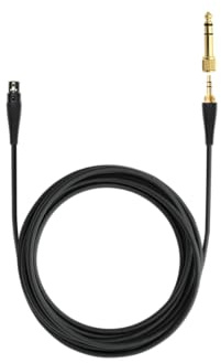 beyerdynamic original reservdel PRO X kabel 3 m, rak anslutningskabel Mini XLR till 3,5 mm kontakt inkl. 6,35 mm adapter