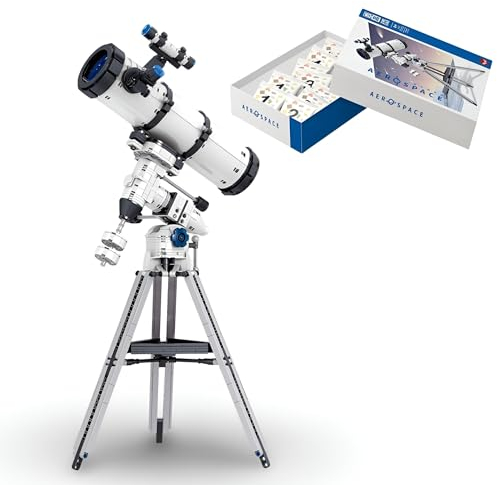 Ebortsin Teleskop Bausteine Set, Astronomisches Teleskop Klemmbausteine Bausatz, Mini Bausteine Not Kompatibel mit Mainstream Marken, Geschenk für Erwachsene und Kinder, 750+ Teile