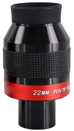 Teleskoptillbehör teleskop okular 70 graders platt fält 7 mm 14 mm 22 mm ultra vidvinkel okular astronomiskt teleskop tillbehör teleskop okular (22 mm)