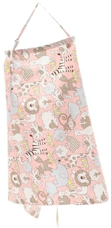 Hohopeti Women Breastfeeding Shawl Nursing Cover for Breastfeeding Babies Nursing Cloak Lightweight Cotton Double Layer Design Adjustable Shoulder Strap Hand Washable