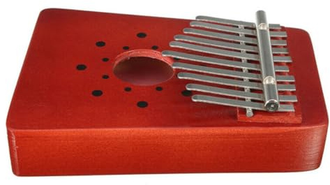 DECORNIJIA Kalimba Portátil de 10 Teclas de Madera de Pino Rojo Piano de Pulgar Ligero y Compacto Instrumento Musical para Principiantes y Uso Cualquier Lugar