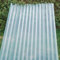 Transparent Kurzrollen,Robuste Wellplatten,Wasserdichtes Dachplatten,2mm FRP-Tageslichtplatten,UV-Beständige Schuppendachplatte,für Wintergärten,Carports,Gewächshäuser (0.9x0.9m/35x35in,1 Pcs)