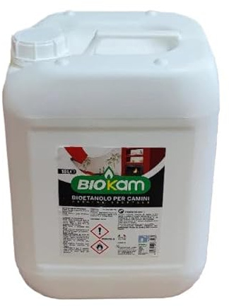 Briconess.com Combustibile liquido bio etanolo di origine vegetale ethanol 10 lt domestix