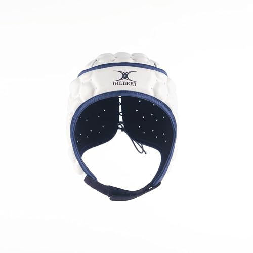 Casco Rugby Gilbert XP 250 Bianco (Headguard), Taglie Senior/Junior (L)