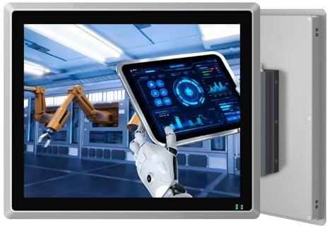 SunKol 19 Industrial Embedded Panel PC, IP65 Fanless All-in-One Computer