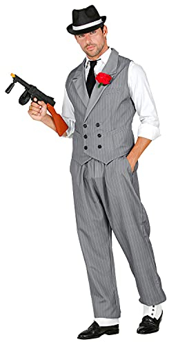 W WIDMANN MILANO Party Fashion - Kostüm Gangster, Mafia-Boss, Mottoparty, Karneval