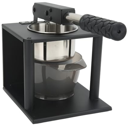 Manuell Pressjuicer, Professionell Manuell Juicepress Citronpress Kraftig Handpressad Juicepress Fruktpress med två Filter Köksverktyg