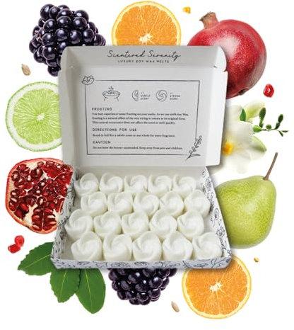 Jo Malone Inspired Wax Melts| Strong Scented| 20 Pack| Luxury Gift Set Wax Melts| Over 96 Hrs Burn Time Per Box| Pet Friendly| Eco Friendly| Hand Poured in Staffordshire, UK (Jo Malone Mix)