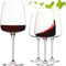 Imperial Milano - Juego de 4 copas de vino tinto cuadradas (600 ml, aptas para lavavajillas)