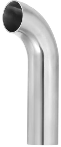 PATIKIL 90 Degree Mandrel Bend Elbow Sanitary 1 1/2 OD x 4 L