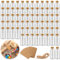 LOLYSIC 72 Pack 30ml Glass Bottles with Cork Stoppers, Mini Glass Jars with Cork Lids Spell Jars for Arts Crafts Decoration Party Favours