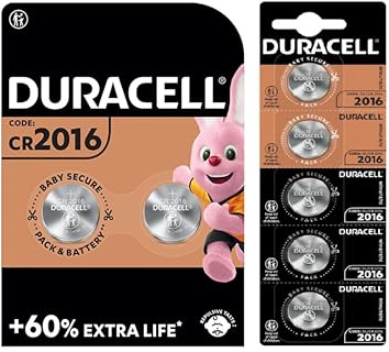 7X Duracell 2016 Lithium (1 Blister Da 2 Batterie + 1 Blister da 5 batterie) 7 Pile
