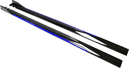 harayaa Accesorios de Faldones Laterales para Coche, Divisores Y Repuestos, Azul negro