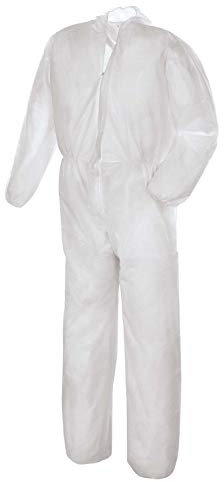teXXor Einweg-Overall Chemikalienschutz-Overall (SMS) weiß M