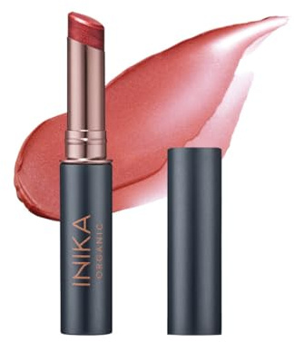 INIKA Organic Vegan Tinted Lip Balm, Long Lasting Lip Tint Stain with Shea Butter, Vitamin E & Coconut Oil, Hydrates and Restores Dry Lips, Cruelty-Free, Sustainable Packaging, Cosmic 3.5 g