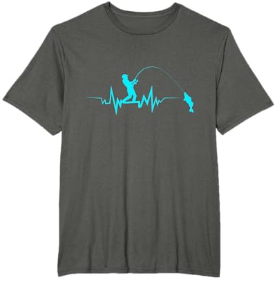 Divertido Diseño para Pescar Ideal para Pescadores Camiseta