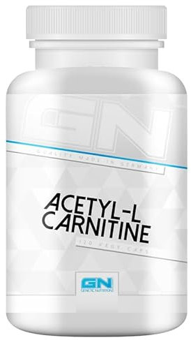 GN Laboratories Acetyl L-Carnitin – 120 Kapseln – 100 mg Acetyl-L-Carnitinhydrochlorid pro Kapsel – Made in Germany