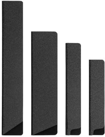 QUARKZMAN 4pz Custodia per Lametta di Coltelli in ABS, Protezione per Lametta Fodera in Velluto Custodia Universale per Coltelli da Cucina Domestici