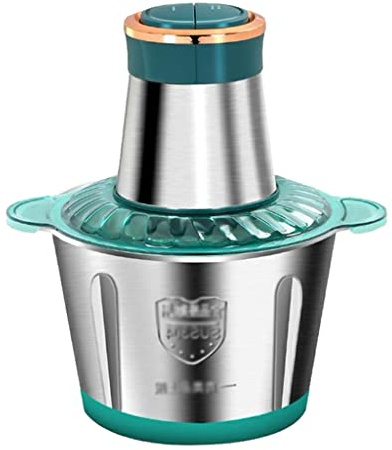 GaRcan Picadora eléctrica de 2 velocidades, 220-240V, 250W, Alta Potencia, Acero Inoxidable, 2L, 3L de Capacidad, picadora de Carne