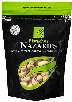 Pistachos cultivados en España, tostados SIN SAL. 4x250 gramos SIN SAL