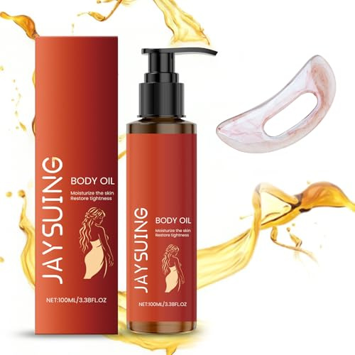 Magic Körperöl Straffend 1 PCS,Glow Remedy Oil,Body Oil Straffendes Lifting Glow Straff Magic Körperöl,Tiefenwirksame Feuchtigkeit, Straffende Wirkung inklusive 1 Schabbrett