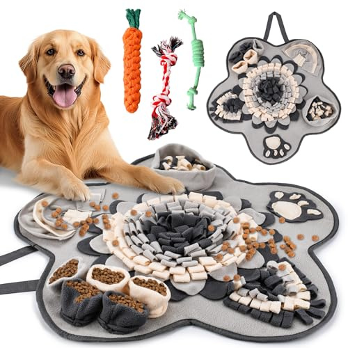 JOYBOY Alfombra Olfativa Perros 60x60cm, Snuffle Mat Lavable