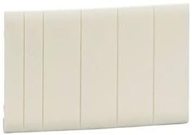 Obturateurs blancs 5 modules fractionnables Pragma - lot de 10