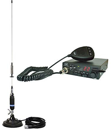 CB PNI ESCORT HP 8001L ASQ radio station + CB PNI S75 antenna with magnet