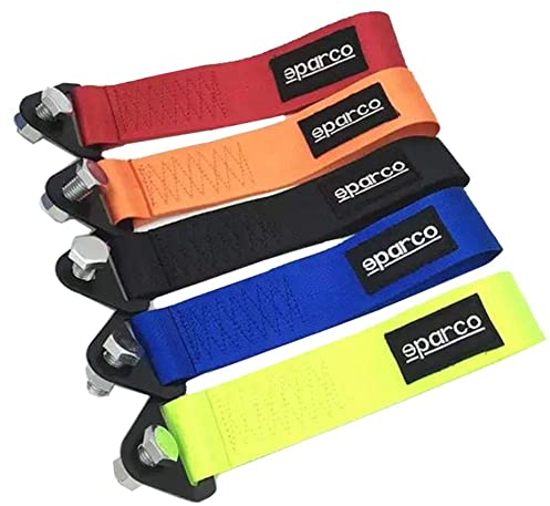 XYDZ 5PCS Cuerda de Remolque Correa Remolcar de 2.9 Toneladas Carga Máxima Coche de Carreras Universal Parachoques Remolque de Nylon de Alta Resistencia para Vehículos de Emergencia Remolque para Coch