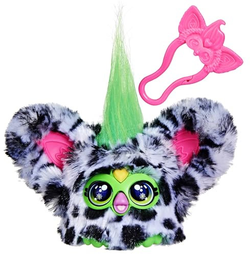 Furby Hasbro Furblets Moo-Boo Kuh-Minispielzeug aus Plüsch, Weiß