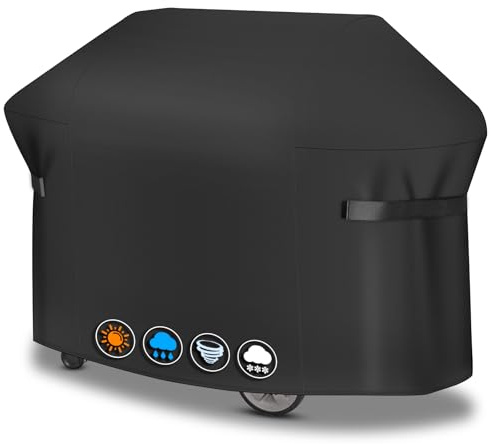 Sonharlar Grillskydd 129 cm 7139 grillskydd för Weber Spirit II 300 och Spirit 300-serien Heavy Duty & Vattentät, PU-skydd för Weber Spirit I & II E310, E330, E315 (129 L x 45 B x 106 H cm)