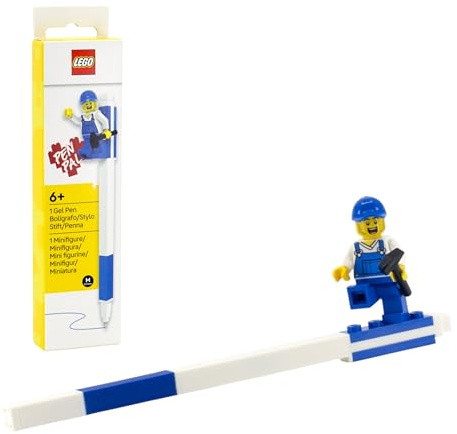 IQ LEGO Pen Pal Gel Pen with Minifigure - Blue (53702)