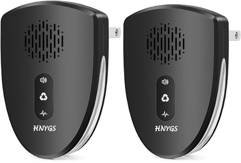 Tres Modos Repelente Ultrasónico Mosquitos, Control de Plagas para Moscas, Cucarachas, Arañas, Hormigas, Ratas, Ratones e Insectos Dispositivo Antimosquitos Interior de Alta Potencia (2 Pack)