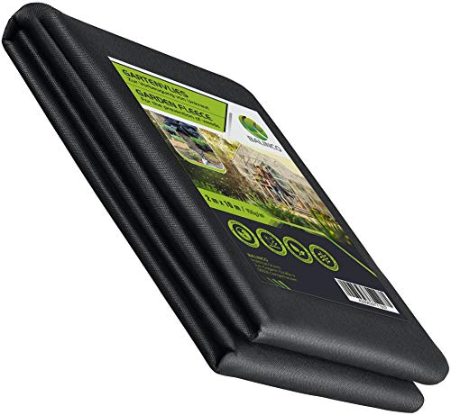 Balinco – Unkrautvlies 150g/m² – 20m² Rolle (10x2m) – Reißfestes Gartenvlies Wasser- & luftdurchlässig – Unkrautflies für Hochbeet, Garten & Sandkasten – Unkrautfolie UV-stabil & umweltschonend