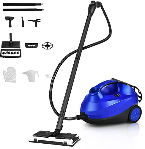 TANGZON 2000W Steam Cleaner, Multipurpose Steam Mop with 20 Accessories | 1.5L Tank, 4 Bar Pressure, 45 Min Steaming Time, Portable Chemical-Free Steamer for Floors Carpets Windows Tiles