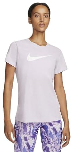 Nike Womens Short Sleeve T-Shirt Dri-Fit, Doll, AQ3212-530, S
