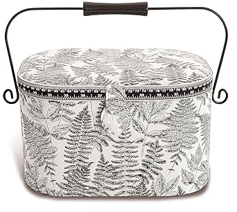 Prym 612072 Panier à couture en coton Crème 300 x 205 x 190 mm