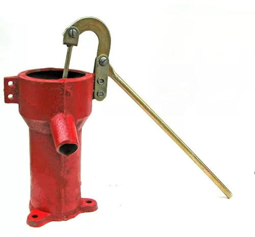 SanGin Handpumpe Shake Well Head Gusseisen Wasser Well Head Garten Wasserpumpe Einfach zu bedienen Shake Well Pumpe Geeignet für Gärten und Farmen