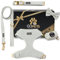 GO PETS – 5 in 1 Hundegeschirr mit Leine Set - Hundegeschirr mit Leine Verstellbar, No Pull, Halsband mit Fliege, kotbeutelspender & hundekotbeutel – Welpengeschirr, Inkl Geschenkbox (Hellblau) (S)