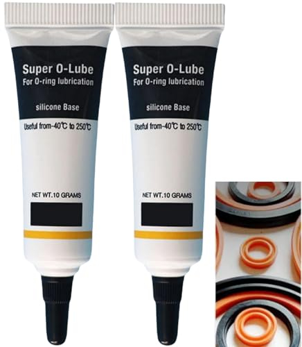 2pcs Silicone Grease for O-Rings,Silicone Grease Plumbing,Lubricant Plumbers Grease,Waterproof Silicone Faucet Lubricant,Plumbers Silicone Grease,Silicone O-Ring Lubricant,Plumbers Valve Grease