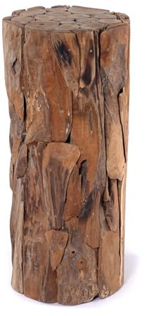 CREEDWOOD Colonna di Fiori Malea 80 | Driftwood, 80 cm | piedistallo Supporto Solido per Fiori, pilastro in Driftwood, Decorativo, per Piante, Naturale da Pavimento