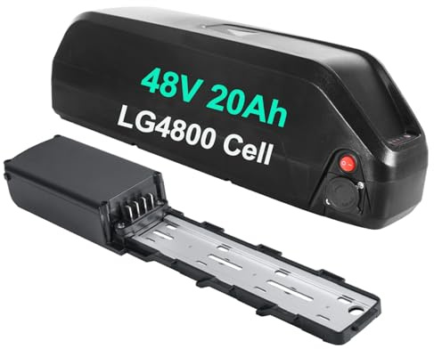 Batterie électrique pour V8 et Autres Ebike - Batterie Lithium ION pour 48V 500W 1000W 1500W Ebike Conversion kit(48V 20Ah)